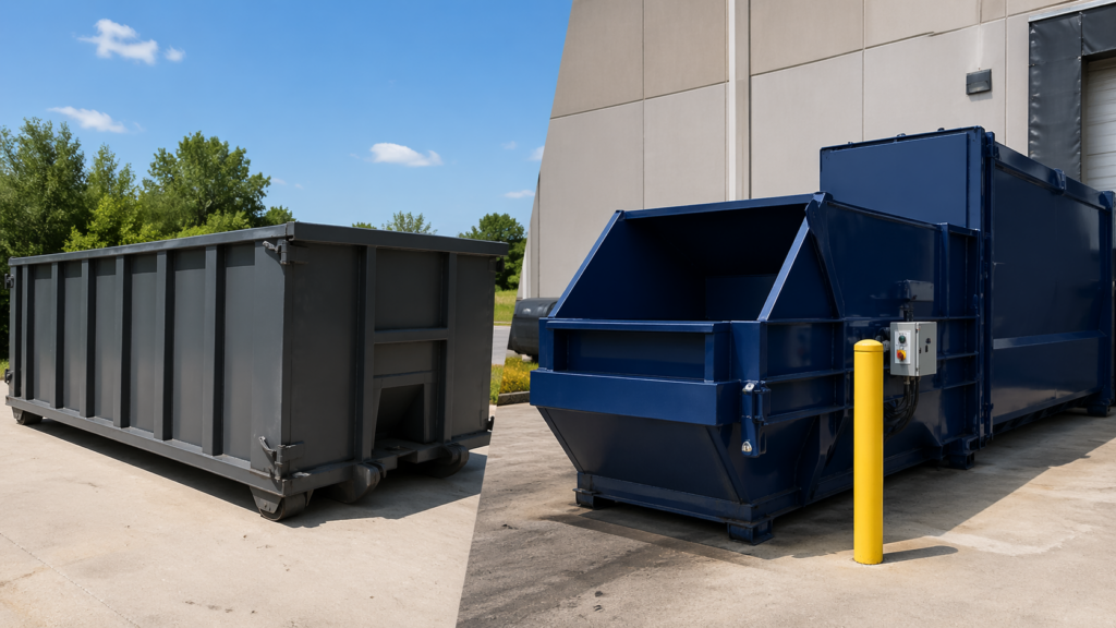 dumpster vs compactor